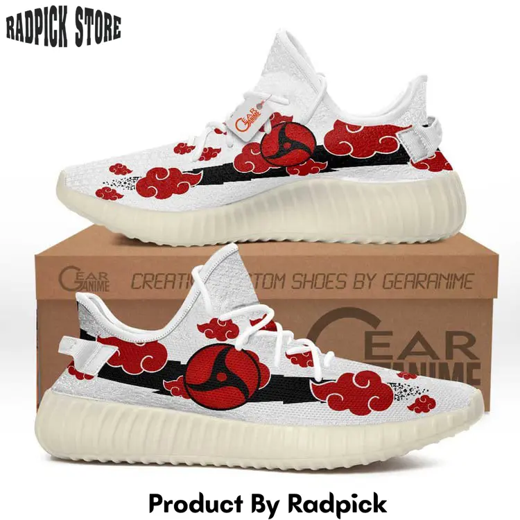 Itachi uchiha symbol yeezy shoes anime sneakers  rp868686
